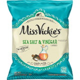 Miss Vickie's 00028400363327 Miss Vickie's Sea Salt & Vinegar Kettle Cooked Potato Chips 1.875oz 24Ct Xvl Peg