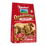 Loacker Quadratini Hazelnut 125 Grams, 4.41 Ounces, 6 per case