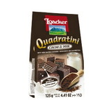 Loacker Quadratini Cocoa+Milk 125 Grams, 4.41 Ounces, 6 per case
