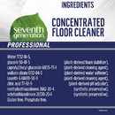Seventh Generation 000000000067797 Pro Floor Cleaner 2 Pack 1 Gallon 2-3.79 Liter