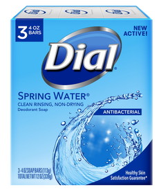 Dial 1700011811 Bar Soap Spring Water 12-3 Count