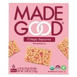 Madegood Strawberry Crispy Squares, 6 Count, 6 Per Case
