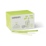 Sorbos Edible Lime Straws 19 Centimeters, 200 Each, 1 per case