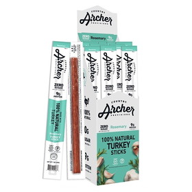 Country Archer Jerky Co Rosemary Turkey Stick, 1 Ounces, 6 per case