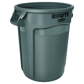 Rubbermaid Commercial Products Brute Container 32 Gray, 1 Count, 6 per case