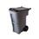 Rubbermaid Commercial Products Roll Out Container Gray, 1 Count, 1 per case, Price/Case