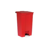 Rubbermaid Commercial Products Step On Container 23 Gallon Red, 1 Count, 1 per case
