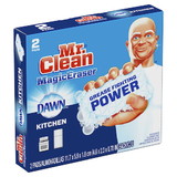 Mr. Clean Magic Eraser Kitchen With Dawn, 2 Count