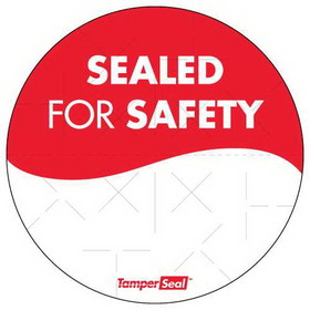 Daymark 3 Inch Circle Tamper Seal Labels, 500 Count, 1 per case