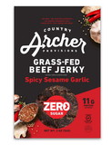 Country Archer Jerky Co Spicy Sesame Garlic Beef Jerky, 2 Ounces, 12 per case