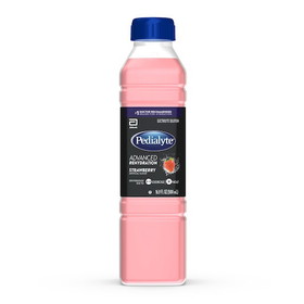 Pedialyte 67598 Pedialyte Advanced Rehydration Strawberry 500 Milliliter Bottle 12 Count