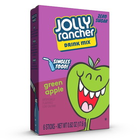 Jolly Rancher 33732 Powered Drink To Go Green Apple 12-6 Count