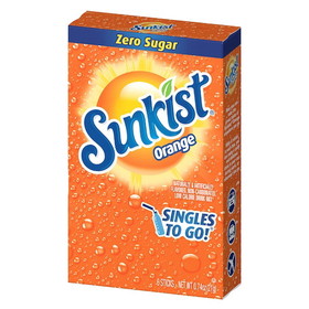 Sunkist 32402 Orange Drink Mix 12-6 Count