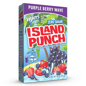 Wylers Light 34432 Island Punch Singles 12-10 Count
