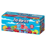 Flavor Ice Giant Lemon Lime, Orange, Berry Punch, Strawberry, Tropical Punch, And Grape Assorted Freezer Bars, 5.5 Ounce, 45 per case