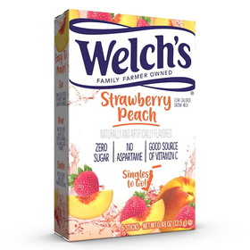 Welch's 32514 Strawberry Peach Powdered Drink Mix 12-6 Count
