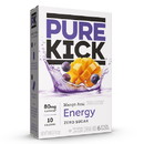 Pure Kick 32212 Pure Kick Energy Drink Mix Mango Acai Singles To Go .105 Ounces Per Stick 6 Per Box - 12 Per Case