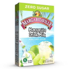Margaritaville Margarita Low Calorie Drink Singles To Go, 6 Count, 12 per case