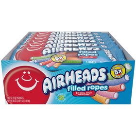 Airheads Filled Ropes, 2 Ounces, 18 per box, 8 per case