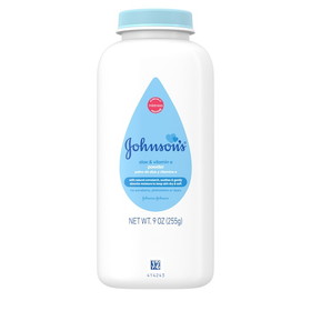 Johnson's Baby 1117867 Powder Aloe & Vitamin E With Cornstarch 16-3-9 ounce
