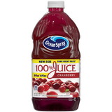 Ocean Spray 100% Cranberry Juice, 64 Fluid Ounce, 8 per case