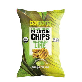 Barnana Lime Plantain Chips, 56 Gram, 6 per case