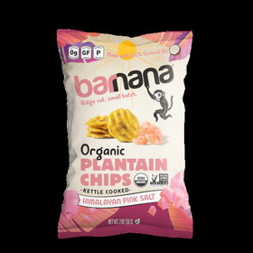 Barnana Himalayan Pink Sea Salt Plantain Chips, 56 Gram, 6 per case