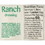 Marzetti Ranch Dressing, 12 Gram, 204 per case, Price/Case