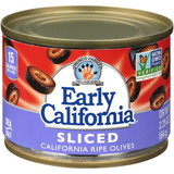 Early California Sliced Ripe Black Olives 12-2.25 Ounce