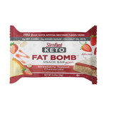Slimfast Keto Fat Bomb Mini Strawberry Cheesecake Bar, 0.67 Ounces, 4 per case