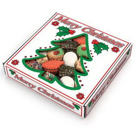 Cookies United Christmas Tree Gift Box, 2 Pounds, 6 per case