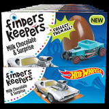 Finders Keepers Hot Wheels Milk Chocolate Candy, 0.7 Ounces, 6 per case
