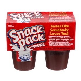 Snack Pack Chocolate Pudding, 14 Ounce, 12 Per Case