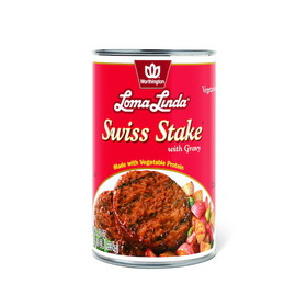 Loma Linda Swiss Stake With Gravy, 47 Ounces, 12 per case