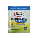 Sterno 20764 Hand Sanitizer Performance Single Use Packets 2000 Count