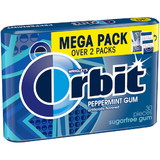 Orbit Peppermint Mega Pack, 2.011 Ounce, 8 per case