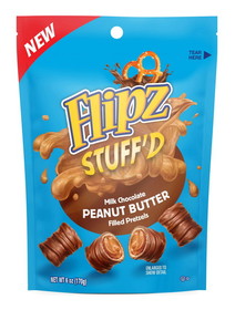 Flipz Peanut Butter Stuffed Pouch, 6 Ounces, 8 per case