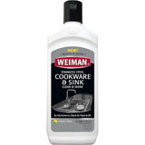 Weiman Products Stainless Steel Sink Cleaner, 8 Fluid Ounces, 6 per case