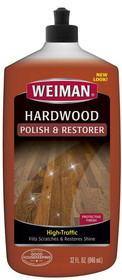 Weiman Products Hardwood Polish &amp; Restorer, 32 Fluid Ounces, 6 per case