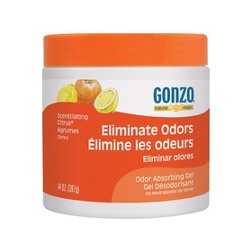 Gonzo Natural Magic Odor Absorbing Gel Citrus, 14 Ounces, 12 Per Case