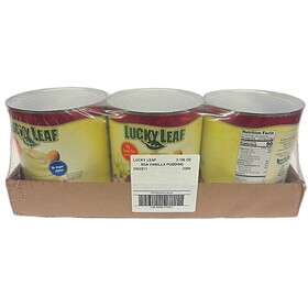 Lucky Leaf Vanilla Pudding, 106 Ounces, 3 per case