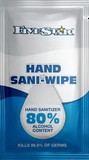 Five Star 91205 Hand Sanitizing Wipe 80% Alcohol Antiseptic 1000-1 Each