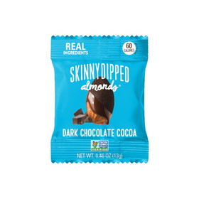 Skinny Dipped Almonds Dark Chocolate Cocoa Almonds, 0.46 Ounces, 24 per case