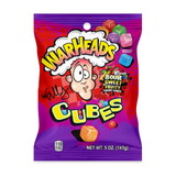 Warheads Cubes Peg Bag, 5 Ounces, 12 per case