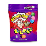 Warheads Cubes Stand Up Bag, 10 Ounces, 12 per case