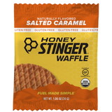 Honey Stinger Organic Gluten Free Salted Caramel Waffle, 1.06 Ounces, 8 per case