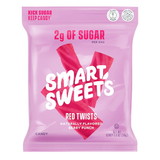Smartsweets Red Twists, 1.8 Ounces, 6 per case