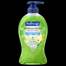 Softsoap Antibacterial Handwash Sparkling Pear, 11.25 Fluid Ounces, 6 per case