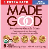 Madegood Strawberry Granola Minis, 5 Count, 6 per case