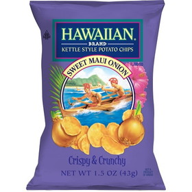 Utz Maui Onion Kettle Chips, 1.5 Ounce, 48 per case